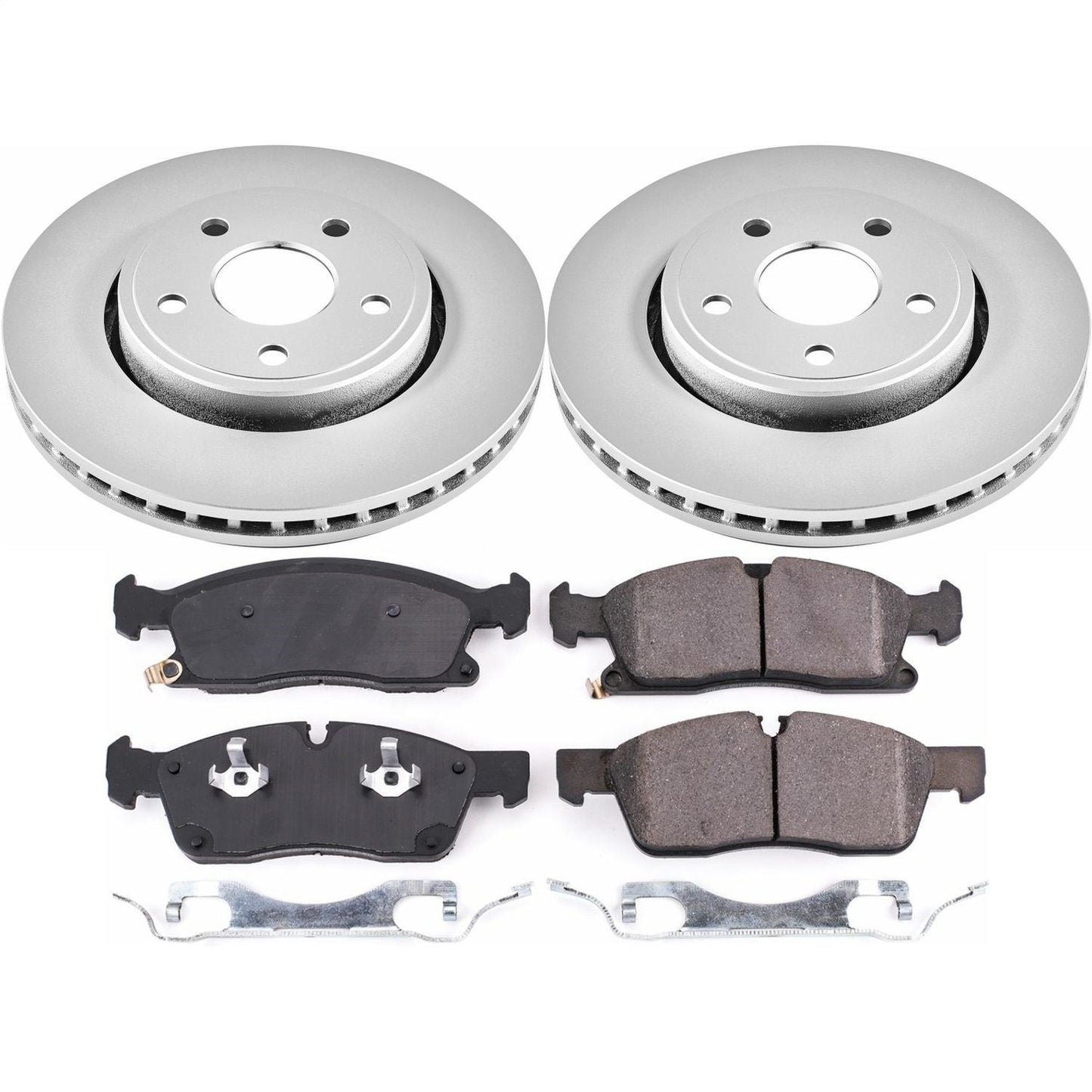 PowerStop Front Z17 Evolution Geomet Coated Brake Kit | Jeep Grand Cherokee (17-19) (CRK7412)