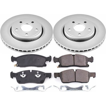 PowerStop Front Z17 Evolution Geomet Coated Brake Kit | Jeep Grand Cherokee (17-19) (CRK7412)