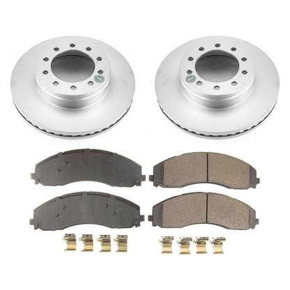 PowerStop Front Z17 Coated Brake Kit | Ford F-550 Super Duty (17-22) (CRK7422)