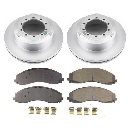 PowerStop Rear Z17 Coated Brake Kit | Ford F-550 Super Duty (17-22) (CRK7424)