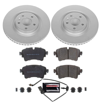 PowerStop Rear Z23 Evolution Sport Coated Brake Kit | Audi A4 (17-19) (CRK7431)