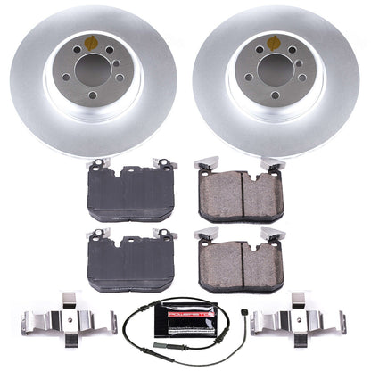 PowerStop Z23 Evolution Sport Coated Front Brake Kit | BMW 335i (12-15) (CRK7435)