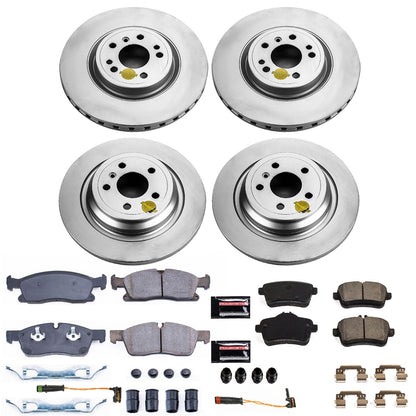 PowerStop Front & Rear Z23 Evolution Sport Coated Brake Kit | Mercedes-Benz GLE300d (16) (CRK7441)