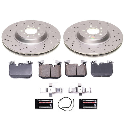 PowerStop Front Z23 Coated Brake Kit | BMW M2 (16-18) (CRK7446)
