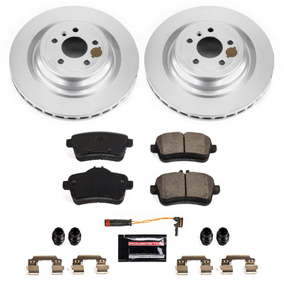PowerStop Rear Z23 Evolution Sport Coated Brake Kit | Mercedes-Benz GLS450 (17-18) (CRK7448)
