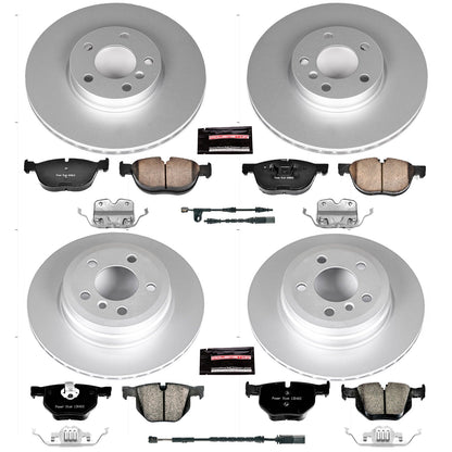 PowerStop Front & Rear Z23 Evolution Sport Coated Brake Kit | BMW X5 (16-18) (CRK7500)