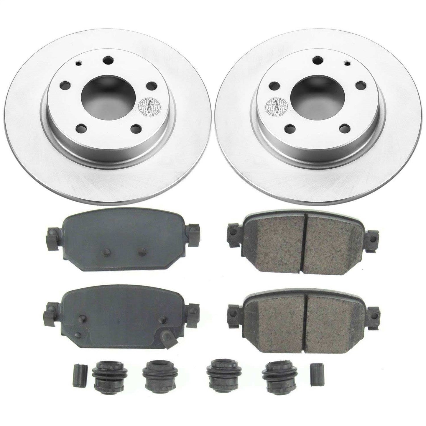 PowerStop Rear Geomet Coated Brake Kit | Mazda 3 (17-18) (CRK7515)