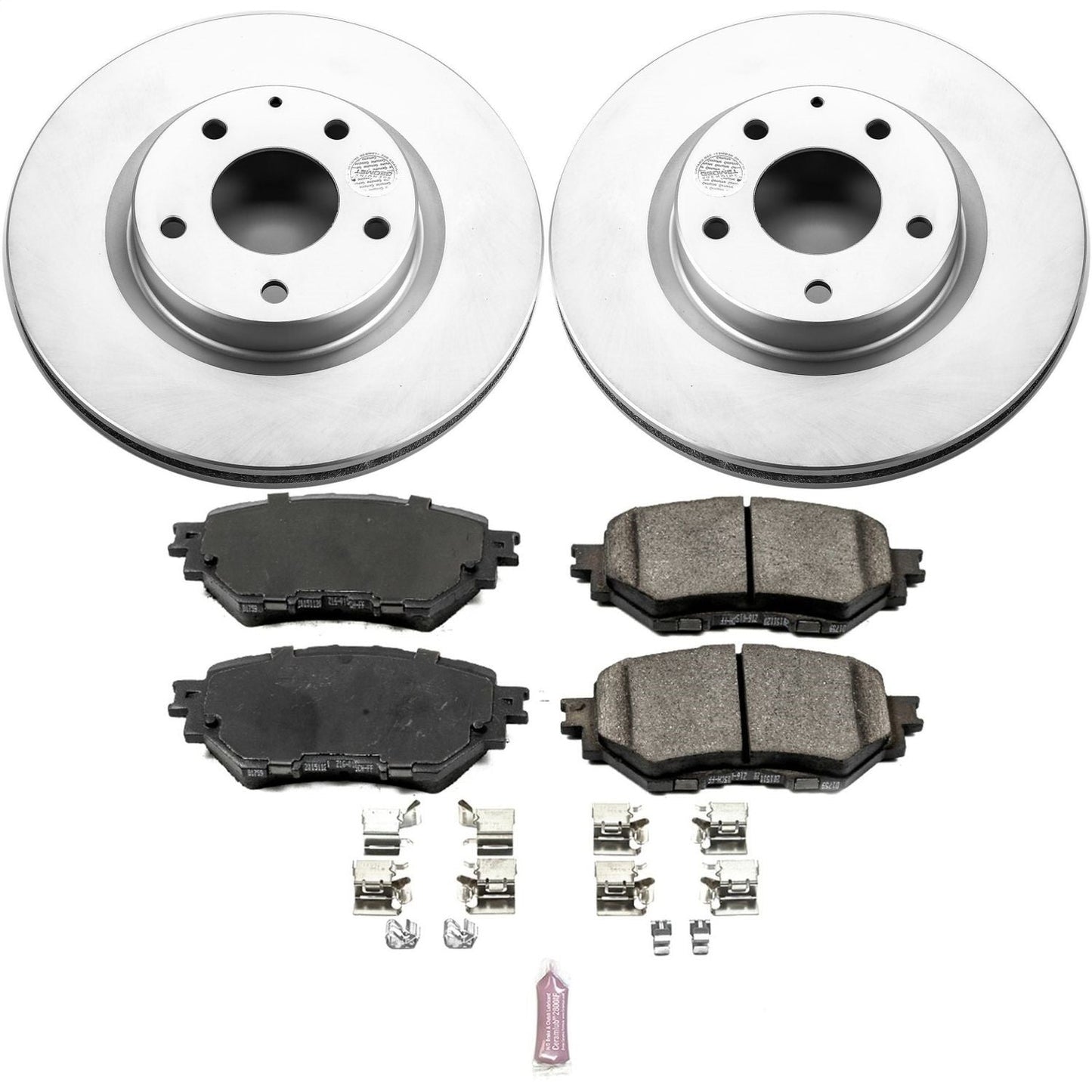 PowerStop Front Z17 Evolution Geomet Coated Brake Kit | Mazda 3 (17-18) (CRK7517)