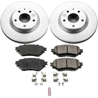 PowerStop Front Z17 Evolution Geomet Coated Brake Kit | Mazda 3 (17-18) (CRK7517)