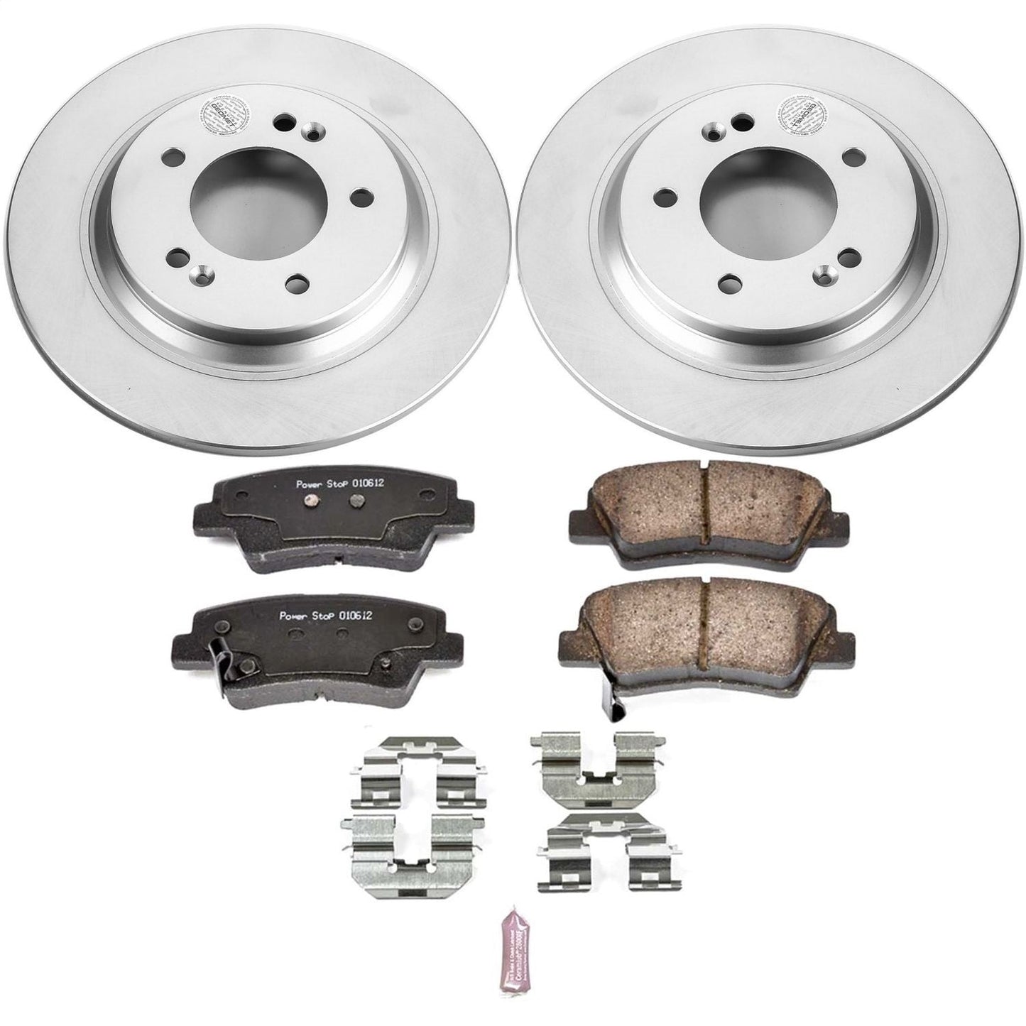 PowerStop Rear Z17 Evolution Geomet Coated Brake Kit | Hyundai Elantra GT (18-19) (CRK7524)