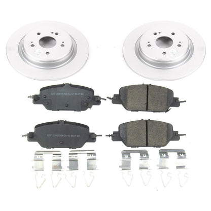 PowerStop Rear Z17 Evolution Geomet Coated Brake Kit | Honda CR-V (17-18) (CRK7528)