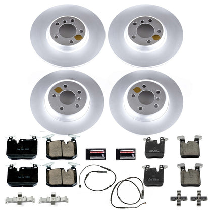 PowerStop Front & Rear Z23 Evolution Sport Coated Brake Kit | BMW 320i xDrive (16-18) (CRK7547)