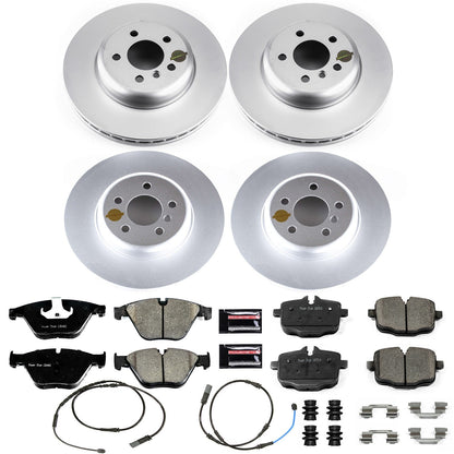 PowerStop Front & Rear Z23 Evolution Sport Coated Brake Kit | BMW 640i (12-16) (CRK7552)