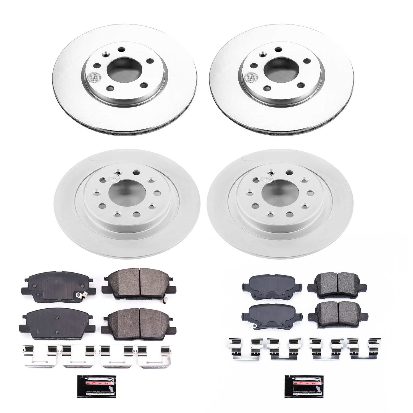 PowerStop Front & Rear Z17 Evolution Geomet Coated Brake Kit | Buick LaCrosse (18-19) (CRK7566)