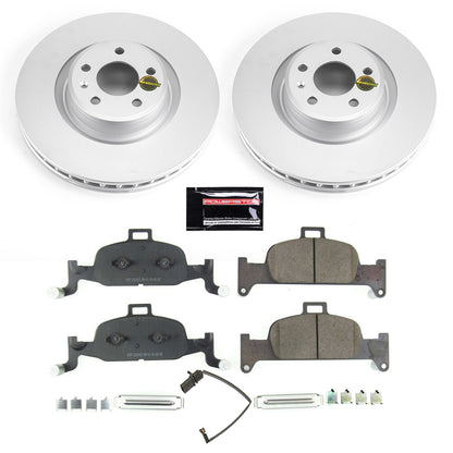 PowerStop Z23 Evolution Sport Coated Front Brake Kit | Audi A4 (17-19) (CRK7648)