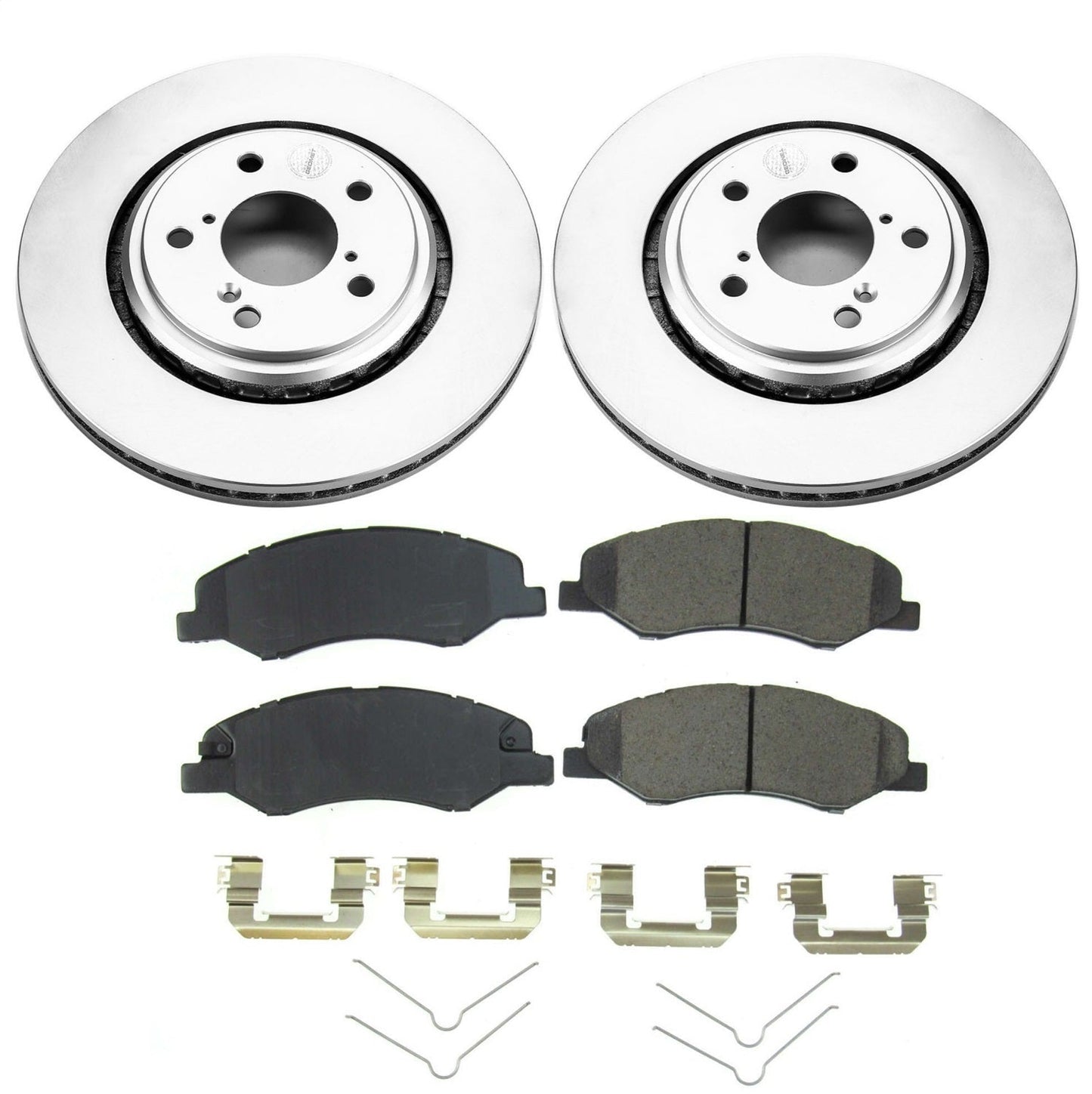 PowerStop Front Z17 Evolution Geomet Coated Brake Kit | Honda Odyssey (18-19) (CRK7670)