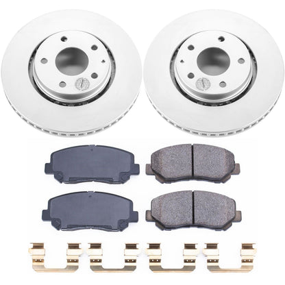 PowerStop Front Z17 Evolution Geomet Coated Brake Kit | Mazda CX-5 (16-18) (CRK7689)