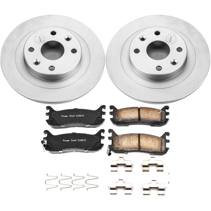 PowerStop Rear Z17 Evolution Geomet Coated Brake Kit | Ford Escort (97-03) (CRK772)