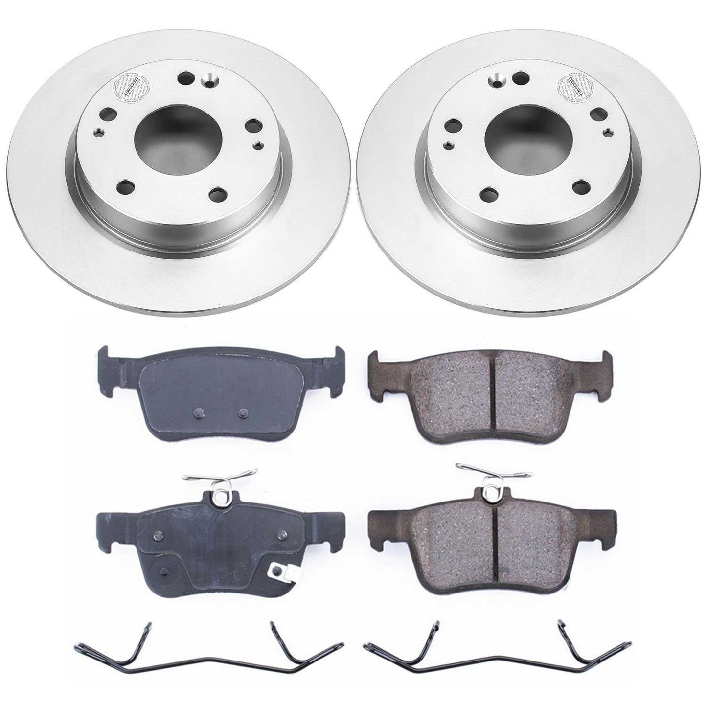 PowerStop Rear Z17 Evolution Geomet Coated Brake Kit | Honda Civic (16-19) (CRK7725)