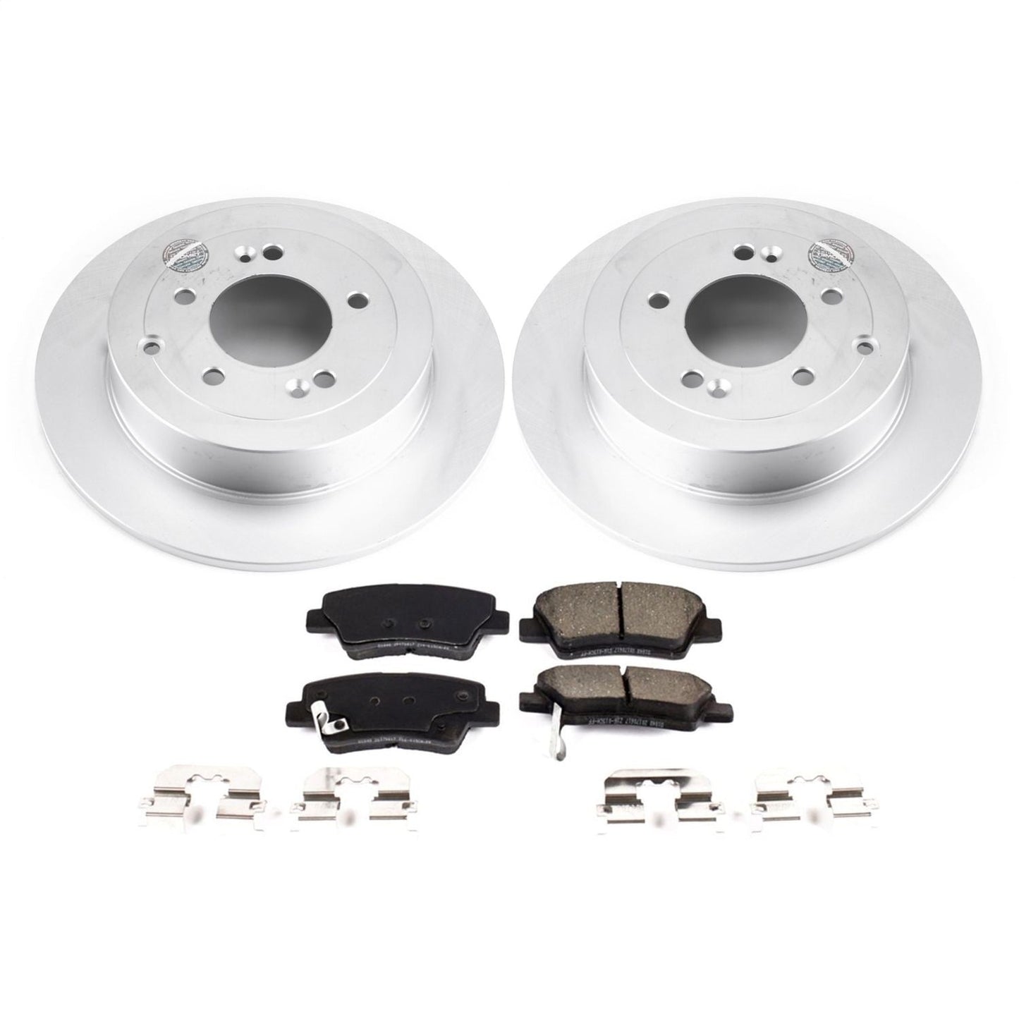 PowerStop Rear Geomet Coated Brake Kit | Hyundai Tucson (16-18) (CRK7729)