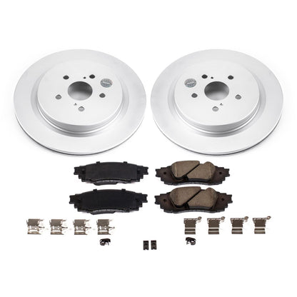 PowerStop Rear Z17 Evolution Geomet Coated Brake Kit | Lexus RX350 (16-18) (CRK7740)