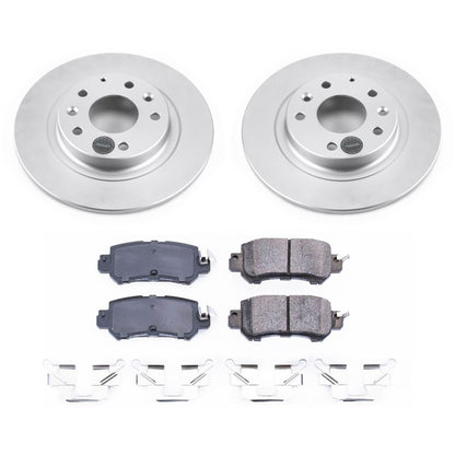 PowerStop Rear Z17 Evolution Geomet Coated Brake Kit | Mazda CX-3 (16-18) (CRK7741)