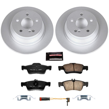 PowerStop Rear Coated Z23 Evolution Sport Brake Kit | Mercedes-Benz E250 (14-16) (CRK7745)