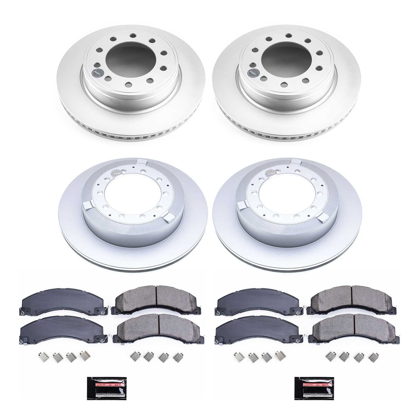 PowerStop Front & Rear Z17 Coated Brake Kit | Ram 5500 (13-18) (CRK7818)