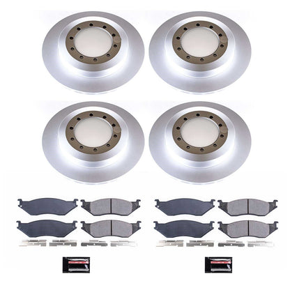 PowerStop Front & Rear Z17 Coated Brake Kit | Ford F53 (99-01) (CRK7820)