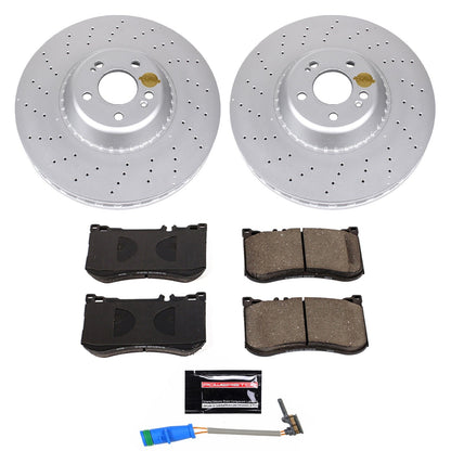 PowerStop Front Z23 Coated Brake Kit | Mercedes-Benz S560 (18-21) (CRK7852)
