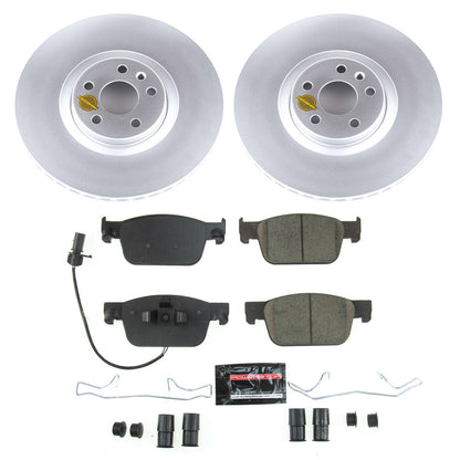 PowerStop Z23 Evolution Sport Coated Front Brake Kit | Audi A4 (17-19) (CRK7860)