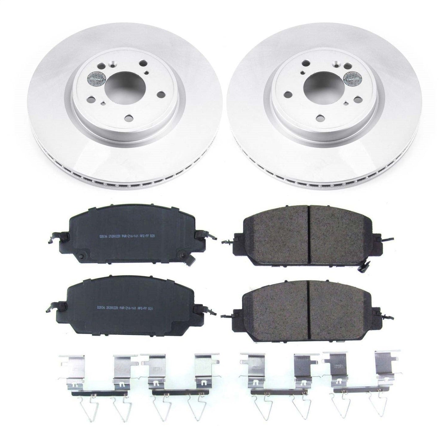 PowerStop Front Z17 Evolution Geomet Coated Brake Kit | Honda CR-V (17-18) (CRK7872)