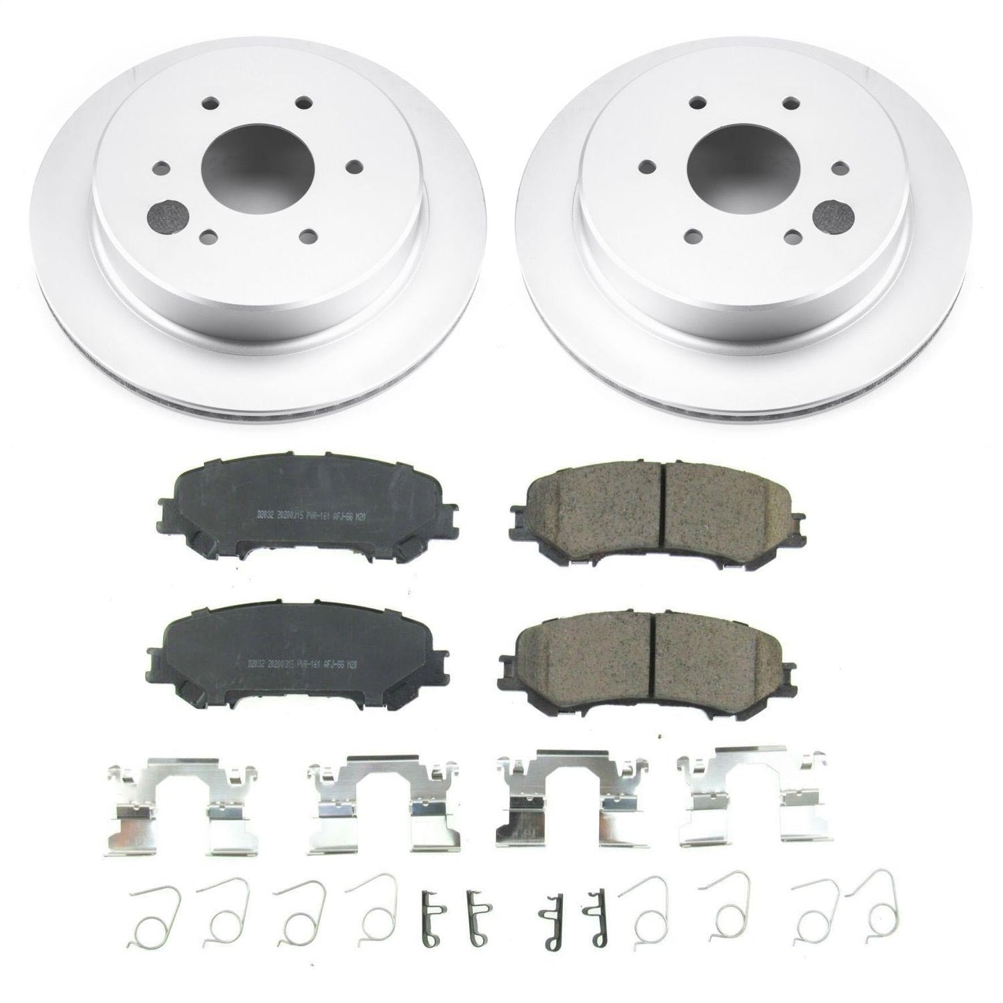 PowerStop Rear Z17 Evolution Geomet Coated Brake Kit | Nissan Titan (17-18) (CRK7874)