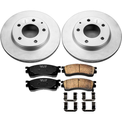 PowerStop Front Z17 Evolution Geomet Coated Brake Kit | Mazda Protege (01-03) (CRK788)