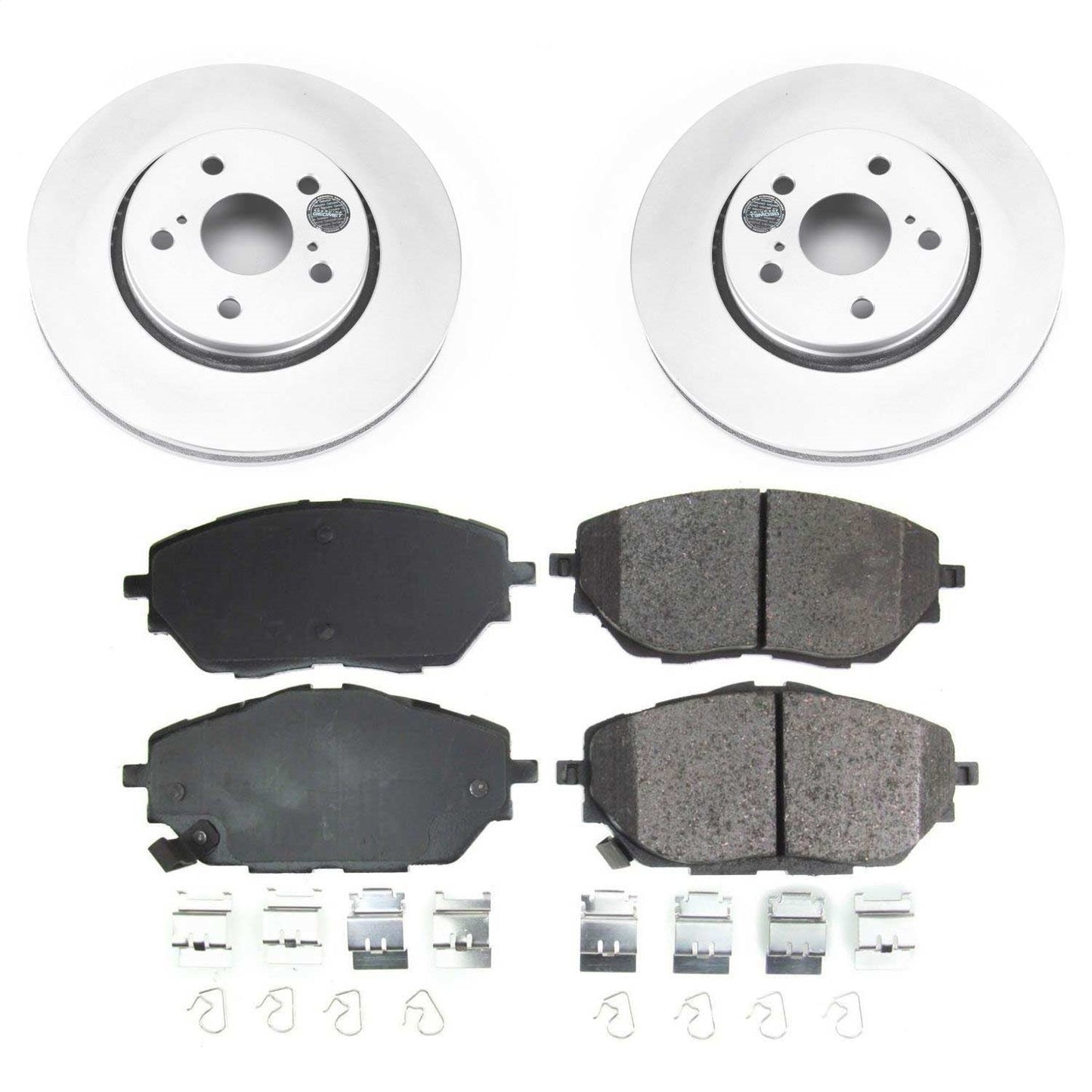 PowerStop Front Z17 Evolution Geomet Coated Brake Kit | Toyota C-HR (18-19) (CRK7890)