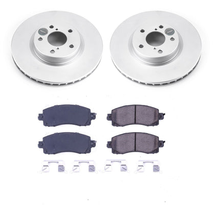PowerStop Front Z17 Evolution Geomet Coated Brake Kit | Subaru Impreza (17-19) (CRK7891)