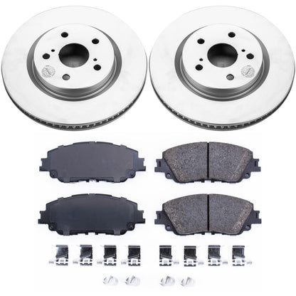 PowerStop Front Z17 Evolution Geomet Coated Brake Kit | Toyota Avalon (19) (CRK7895)