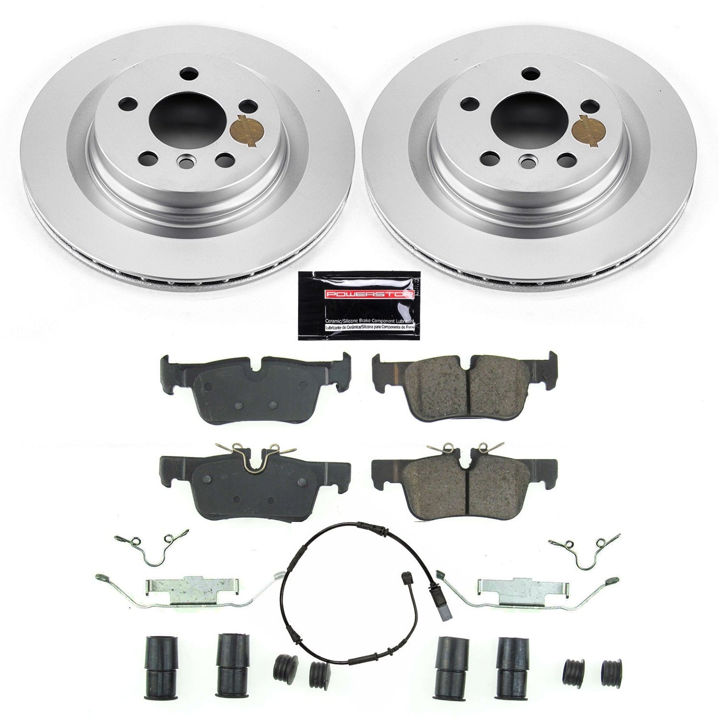 PowerStop Rear Z23 Evolution Sport Coated Brake Kit | BMW X1 (16-19) (CRK7899)