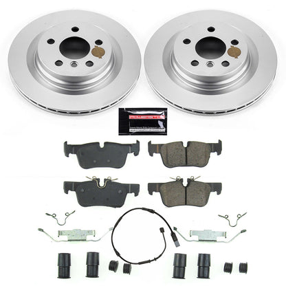 PowerStop Rear Z23 Evolution Sport Coated Brake Kit | BMW X1 (16-19) (CRK7899)