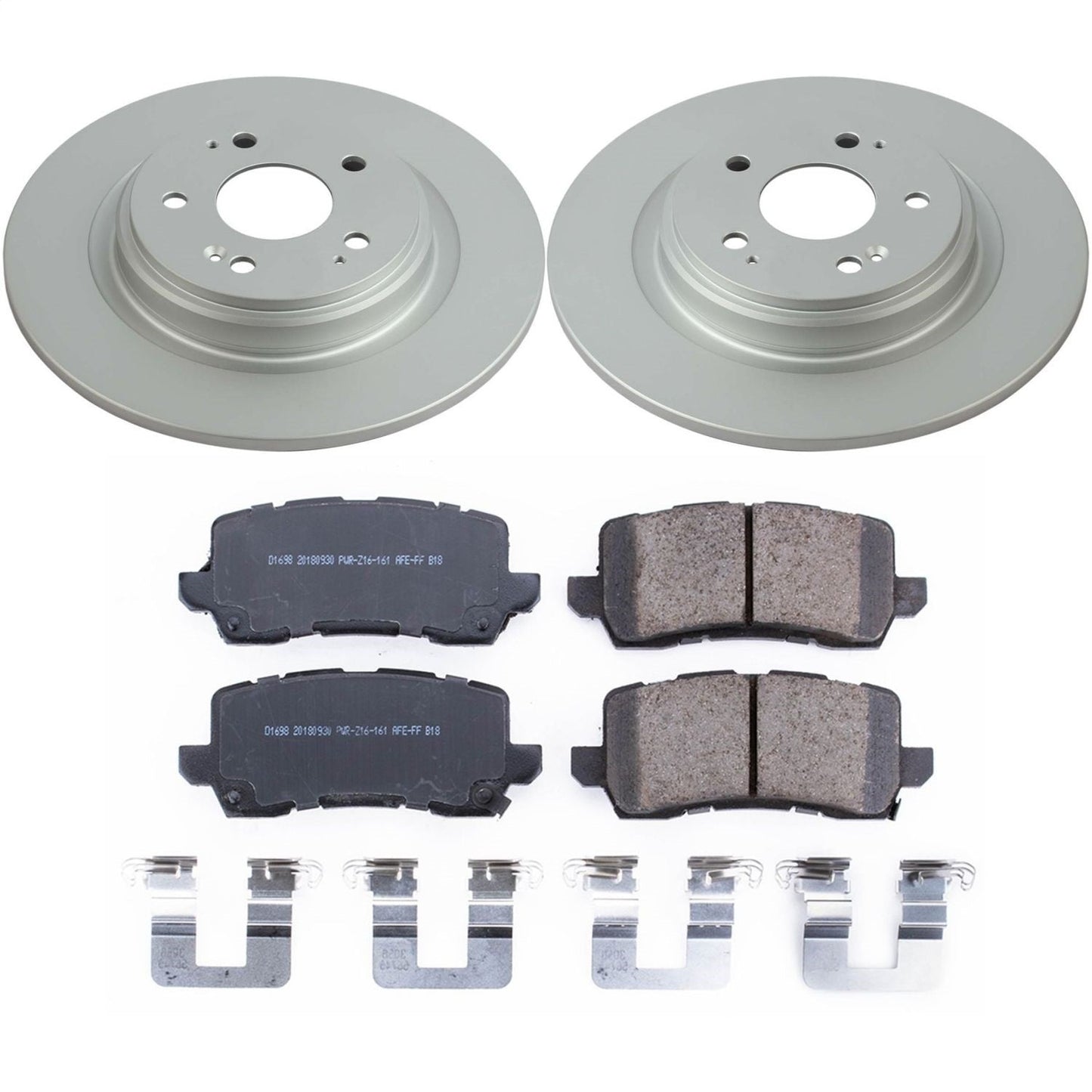 PowerStop Rear Z17 Evolution Geomet Coated Brake Kit | Acura MDX (17-19) (CRK7901)