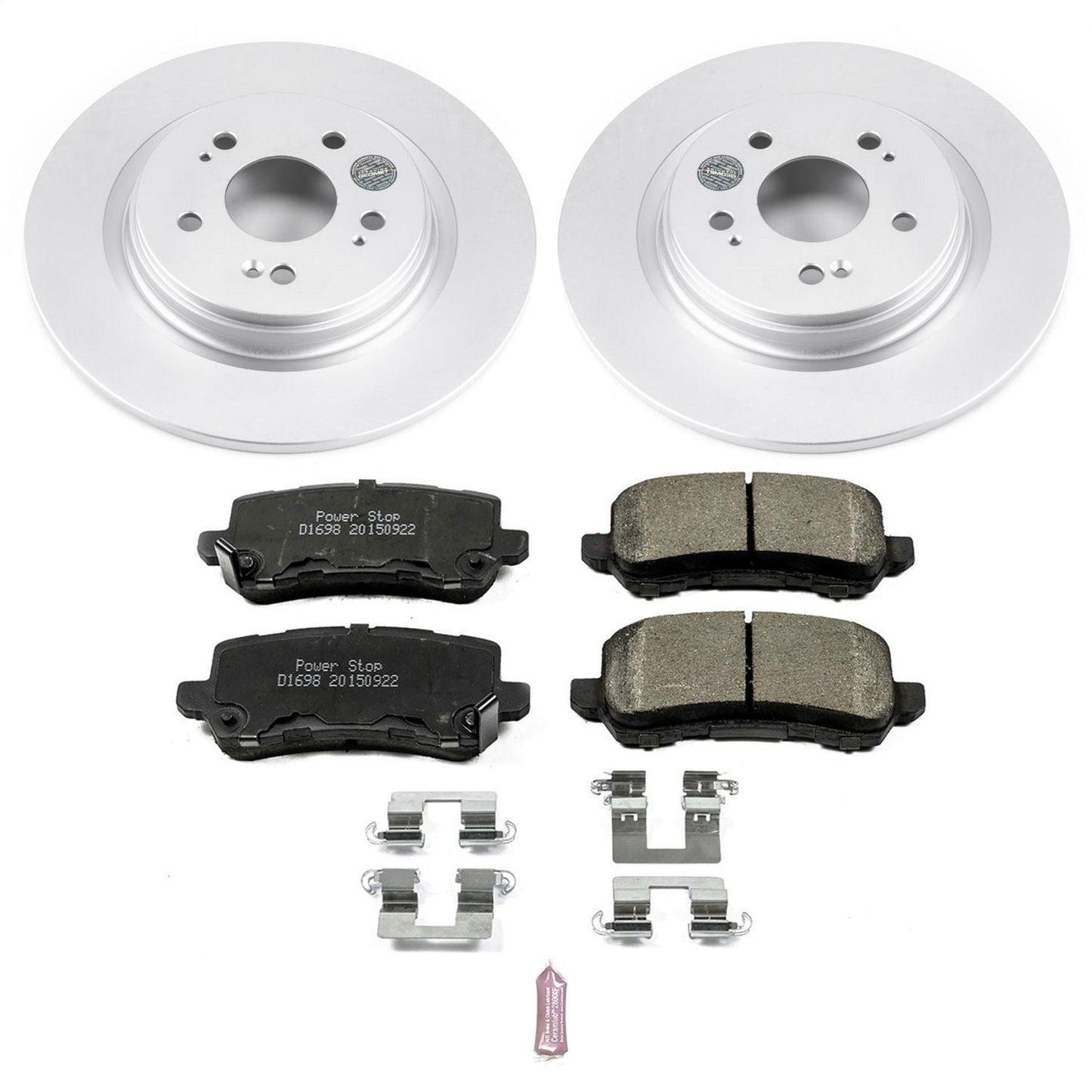 PowerStop Rear Z17 Evolution Geomet Coated Brake Kit | Honda Odyssey (18-19) (CRK7903)