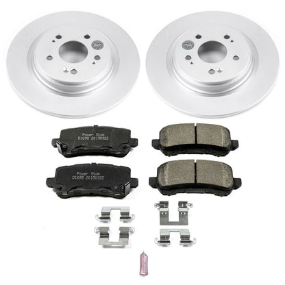 PowerStop Rear Z17 Evolution Geomet Coated Brake Kit | Honda Odyssey (18-19) (CRK7903)