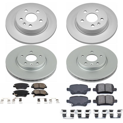 PowerStop Front & Rear Z17 Evolution Geomet Coated Brake Kit | Chevrolet Cruze (16) (CRK7907)