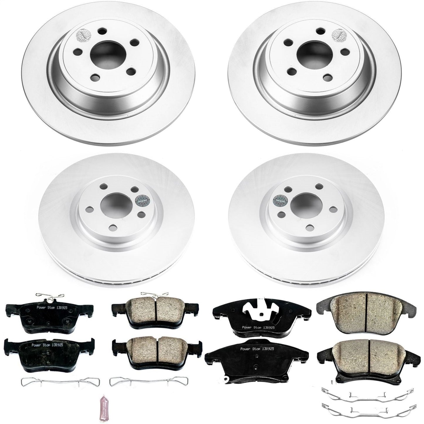 PowerStop Front & Rear Z17 Evolution Geomet Coated Brake Kit | Lincoln MKZ (17-19) (CRK7912)