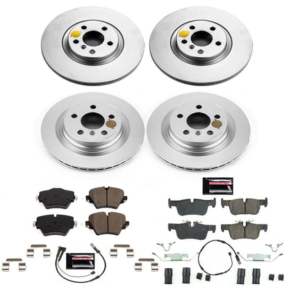 PowerStop Front & Rear Z23 Evolution Sport Coated Brake Kit | BMW X1 (16-19) (CRK7916)
