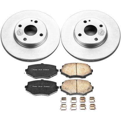 PowerStop Front Z17 Evolution Geomet Coated Brake Kit | Mazda Miata (94-97) (CRK793)