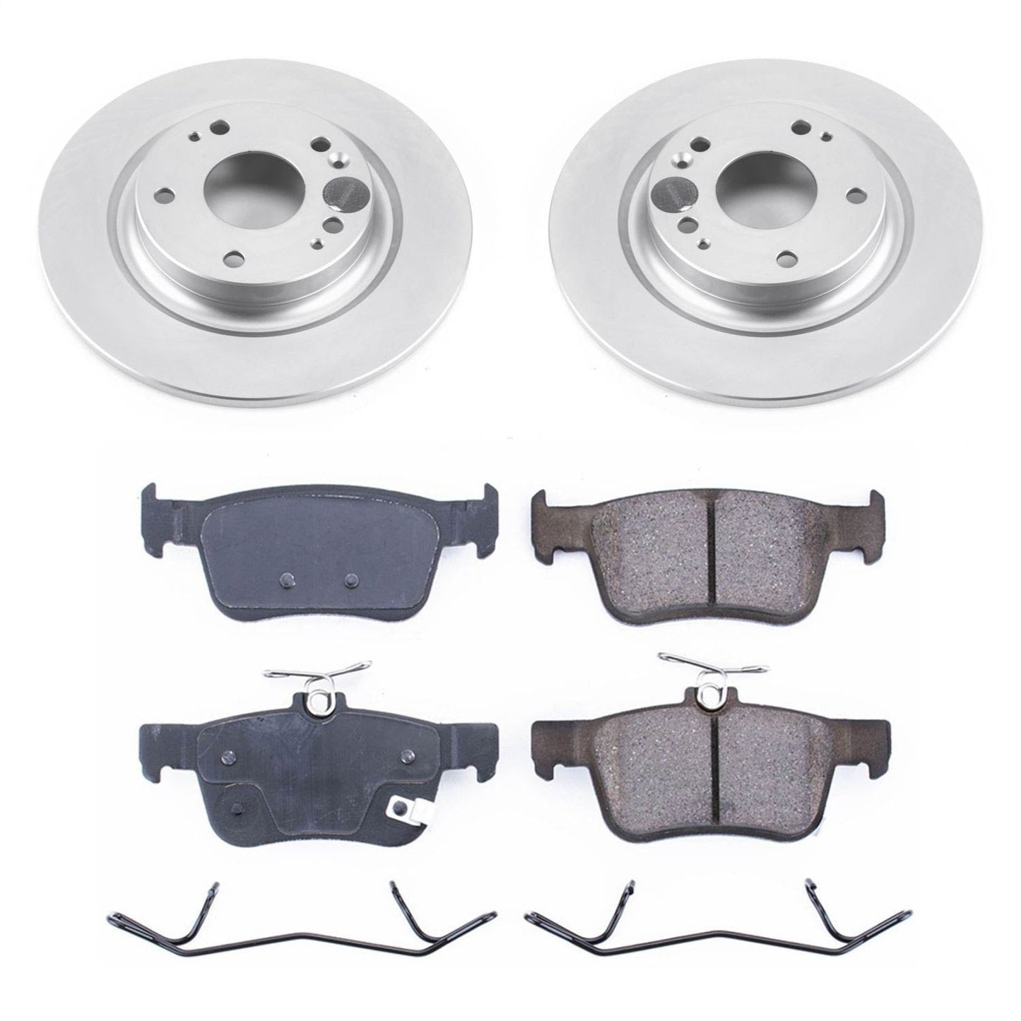 PowerStop Rear Geomet Coated Brake Kit | Honda Civic (17-19) (CRK7934)