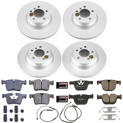 PowerStop Front & Rear Z23 Evolution Sport Coated Brake Kit | BMW 328i xDrive (15) (CRK7936)