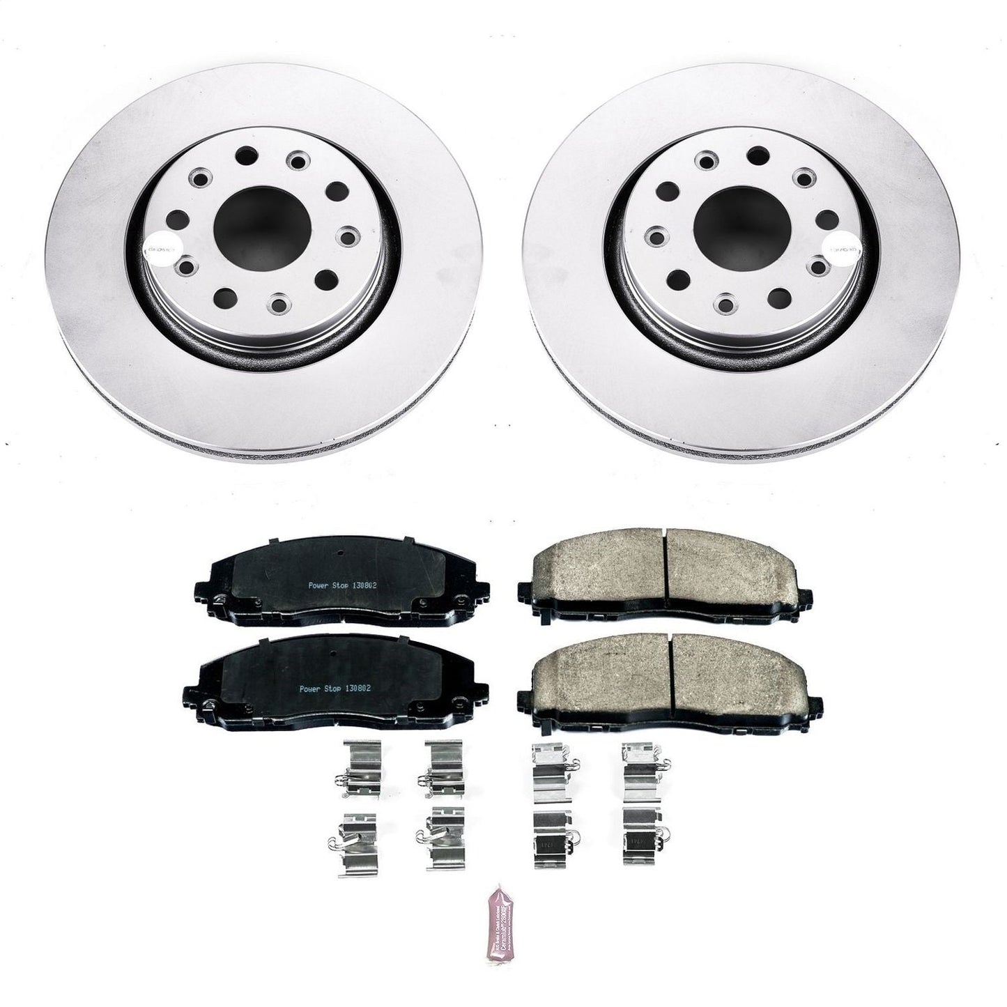 PowerStop Front Z17 Evolution Geomet Coated Brake Kit | Jeep Wrangler (18-19) (CRK7940)