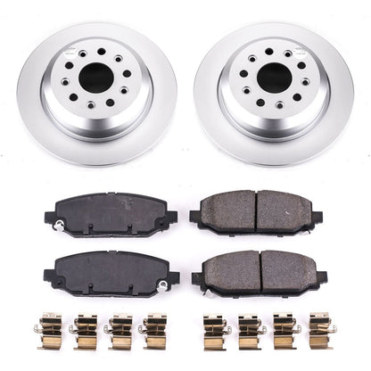 PowerStop Rear Z17 Evolution Geomet Coated Brake Kit | Jeep Wrangler (18-19) (CRK7942)